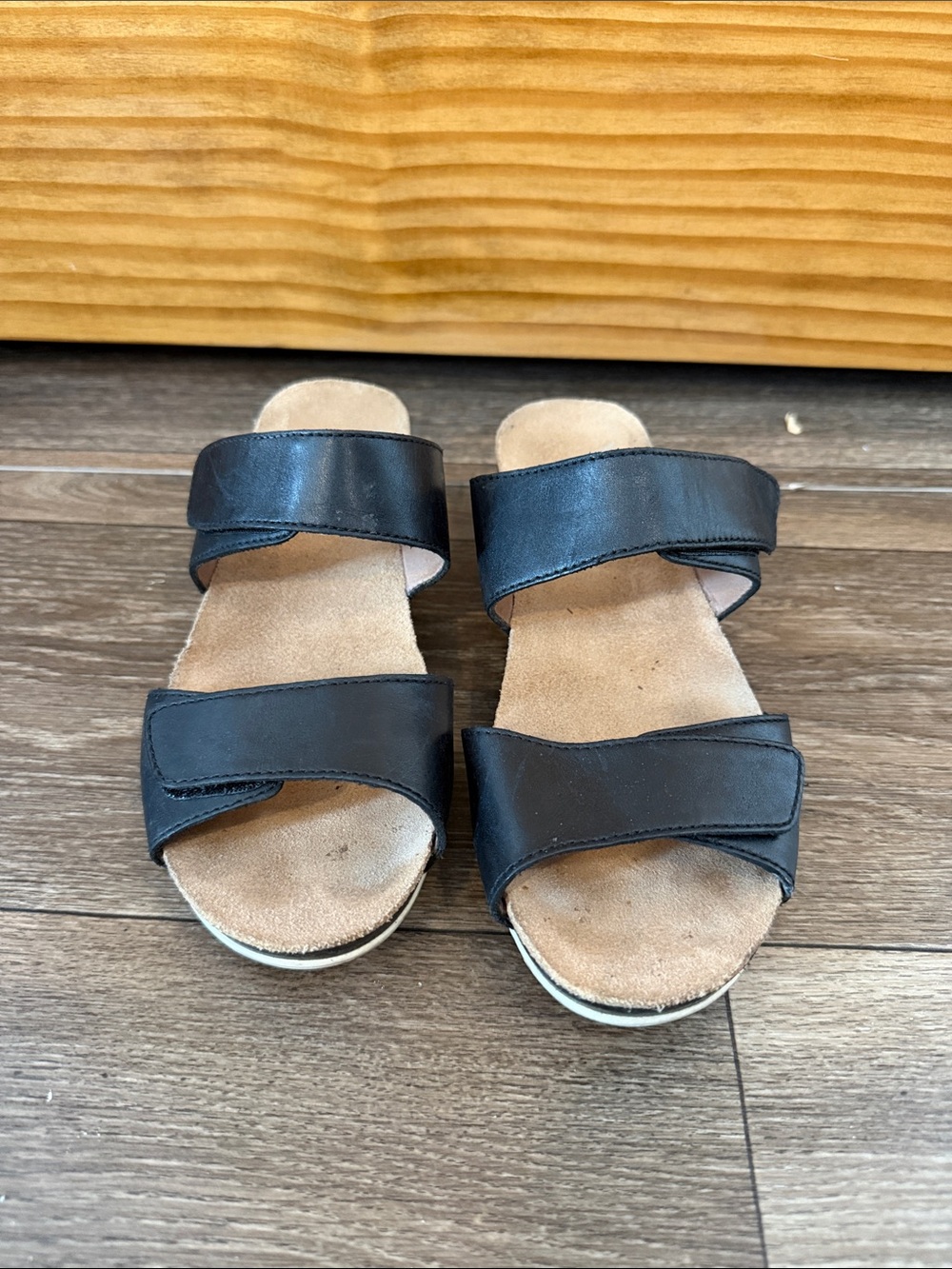 Women’s Dansko Black Slide Sandals- Size 36